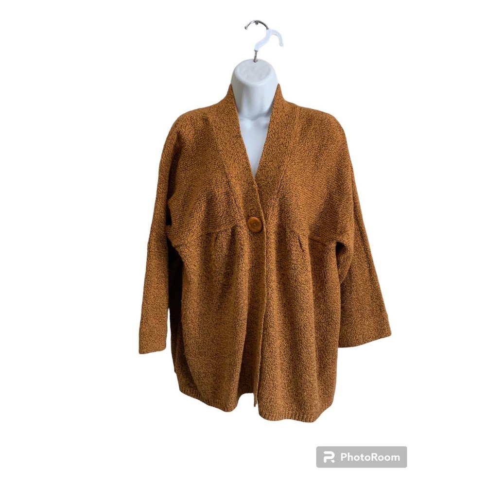 Craft and Barrows Orange Cardigan Size 1X